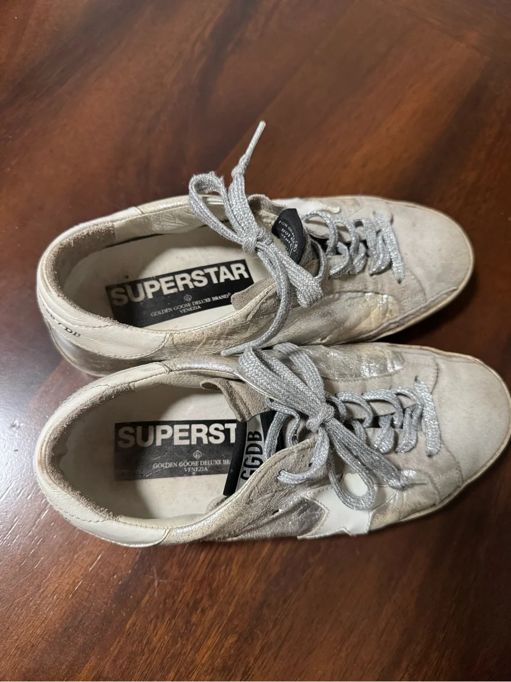 Golden Goose White Leather Insole Sneaker
